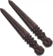 BELLIFFY 2Pcs Leather Burnishing Tool Ergonomic Handwork Polishing Stick for DIY Leather Crafts Suitable for Various Thicknesses and Items Durable and Cost