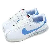 在飛比找遠傳friDay購物優惠-Nike 休閒鞋 Wmns Cortez 女鞋 白 藍 皮革