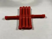 10pcs Red Wire Butt Splice Crimp Connectors Electrical Terminals AWG 18 20 22 24
