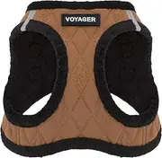 [Best Pet Supplies] Inc. Voyager Step-in Plush Dog Harness - Soft Plush, Step in Vest Harness for Small and Medium Dogs - Beige Plush, X-Small (Chest: 13" - 14.5")
