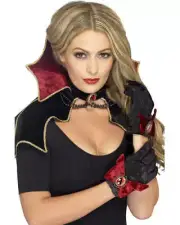 Fever Vampire Cape and Gloves Set