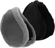 [COSMEVIVI] Protect Your Ears in Winter Men's Ultra-soft Warm Ear Muffs Behind-the-head Design for Comfort Wind