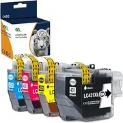 Ouguan LC431xl High-Yield Ink Cartridge (4-Pack) Compatible Ink Cartridge Replacement for Brother LC431xl Ink Work with DCP-J1050DW/J1140DW MFC-J1010DW Printer