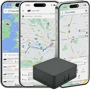SmartFleet AT500 5 Year 4G Tiny Rechargeable Waterproof Magnetic Battery-Powered GPS Tracker No Monthly Fee Or Subscription, 5 Years All Inclusive, Person, Bag, Vehicle, Mini Tracking Device