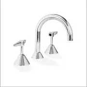 Kirra Lever Swivel Spout Basin Set Chrome Three-Piece Set