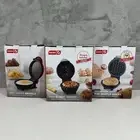 Dash Mini Maker 3-Piece Griddle, Waffle, and Bundt Maker Set in Box - Free Ship
