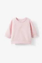 [Cotton On Kids] Cotton On Kids - Organic Waffle Long Sleeve Top - Zephyr marle 18-24M ZEPHYR MARLE