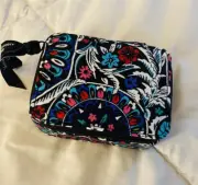 NWOT Vera Bradley Travel Pill Vitamin Case Box Quilted Cotton