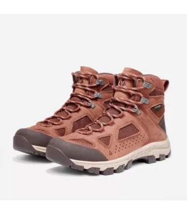 Vasque Breeze 7755 Women Cappuccino Nubuck Lace Up Waterproof Hiking Boot