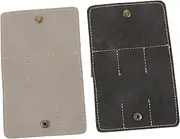 Angoily 2pcs Memory Card Holder and Organizer Memory Card Holder Case Memory Card Case Memory Card Organizer Pu Leather