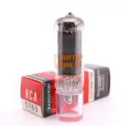 One Excellent RCA 5763 Tube NOS NIB Foil D Getter GM%: 106 EM%: 105 AMPLITREX