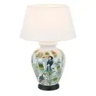Belle Saigon Table Lamp w/ Metal Base 51cm Bedside Night Light Home Decor Green