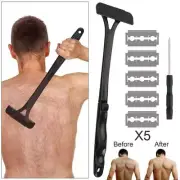 Back 17" Razor Shaver Groomer Full Body Leg Hair Removal Trimmer Set Long Handle