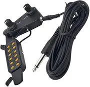 SWOOMEY 1 Set Multi Function Acoustic Guitar Pickup Tool Lightweight Compact Design Easy Installation Without Damage for Music Lovers and Guitarists Tone Volume