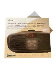 Borne Bluetooth CD Boombox with AM/FM Radio