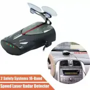1.5" LED Screen 16-Band 12V Auto Car Speed GPS Laser Voice Alert Radar Detector