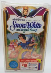 NEW! SEALED! Walt Disney's SNOW WHITE & THE SEVEN DWARFS ~ 1994 VHS Clamshell