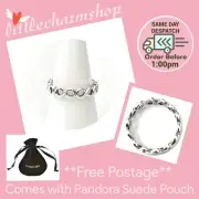NEW Authentic Genuine PANDORA Simple Infinity Band Ring Size 56 - 190994 RETIRED
