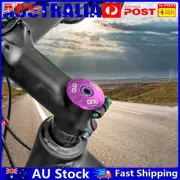 MTB Mountain Bike Headset Bowl Cover Ultralight Stem Top Caps (Purple) AU