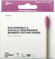 The Humble Co., Bamboo Cotton Swabs, Purple, 100 Swabs