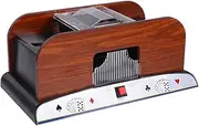 Toyvian Electric Poker Tool No Battery Required Automatic Card Machine for Bridge Poker Game Supply Button