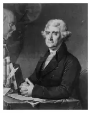 THOMAS JEFFERSON 3RD PRESIDENT OF THE UNITED STATES PORTRAIT 8X10 PHOTO REPRINT