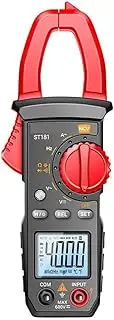 XAUCY ST181 Digital Clamp Meter DC/AC Current 4000 Counts Multimeter Ammeter Voltage Tester Car Amp Hz Capacitance NCV Ohm Test