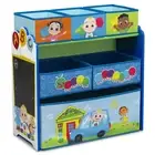 Delta Children Design & Store 6 Bin Toy Storage Organizer - Cocomelon