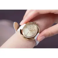 在飛比找Yahoo奇摩購物中心優惠-LICORNE力抗錶 花語鑲鑽優雅手錶 金x白/32mm