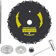 [Tivddikun] 9" x 20T Chainsaw Tooth Brush Cutter Blades, Weed Eater Blade for Cutter, Trimmer, Weed Eater, Lawnmower