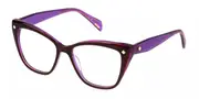 Police VPLM03 CLUE 5 01CI Women’s Glasses Clear Size 53 - Private Health Rebate - Blue Light Block Available