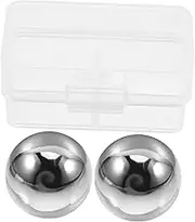 2pcs Stainless Steel Ice Balls for Whiskey Drink Stones Whiskey Accessories Cool Wine