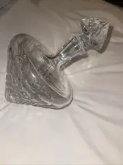 Crystal Decanter orbital horizontal new