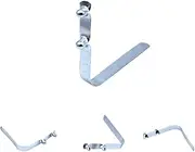 EKOCEV 10-100pcs Pole Spring Clips For Tent Pole Clips Clips Tube 6mm,push Button Locking Used For 18-22mm Tube (Size : 50pcs order)