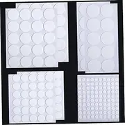 KAILIKETIY 204Pcs Double Sided Adhesive Circles Transparent for Crafts Scrapbooking Home Decor Strong Adhesion Various