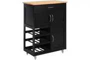 Kitchen Trolley Bottle Rack Drawer Cabinet