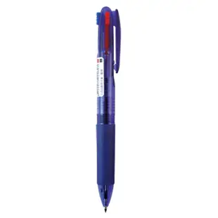 SKB三色自動原子筆IB-158/藍桿藍/黑/紅/筆芯0.7mm/12支/打