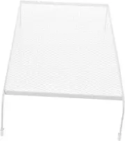 SHOWERORO Single Layer Portable Monitor Stand Computer Riser for Desk Easy Installation Versatile Storage Modern Design for Enhanced Workspace Organization