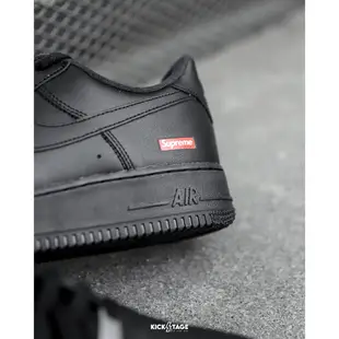 SUPREME X NIKE AIR FORCE 1 黑 白 AF1 聯名 休閒鞋 男鞋【CU9225】