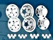 STAINLESS STEEL HUBCAPS WHEEL TRIMS WHEEL COVERS 16 INCH 5 STUD SUIT TOYOTA