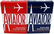 Quality Aviator Casino Playing Cards - 2 Decks