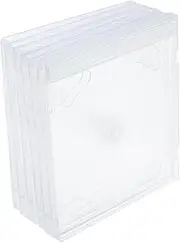 6pcs Box Cd Storage Cases Portable Cd Holders for Travel Disc Organizers Compact Storage for Home and Car Use