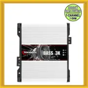 Taramp's BASS 3K 1-Channel of 3000 Watts RMS Power Class D Car Audio Amplifier