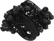 HEALEEP 50PCS Heavy Duty Bungee Ball Ties Reliable Elastic Bungee Cord for Outdoor Camping Tarp and Canopy Tie Downs and Portable