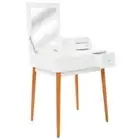 Bedroom Dressing Table With Makeup Mirror Cosmetic Jewellery Cabinet Furniture