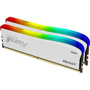 金士頓 Fury Beast RGB DDR4 3200MHZ Gaming RAM 黑/特別版白 (8GB/16GB/