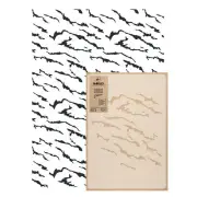 Reusable PLASTIC Wall STENCIL Template - 25.6"x37.4" Allover - MARBLE VEINS