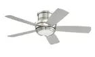Craftmade 44" Tempo Hugger Brushed Nickel LED Light Remote Ceiling Fan
