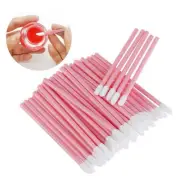 50pcs Disposable Lip Gloss Applicators Lipstick Wands Brush Makeup Tools Kits