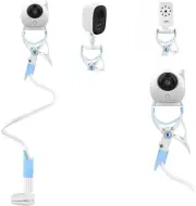 Universal Baby Monitor Holder with Strap | Flexible Baby Camera Mount Shelf | No